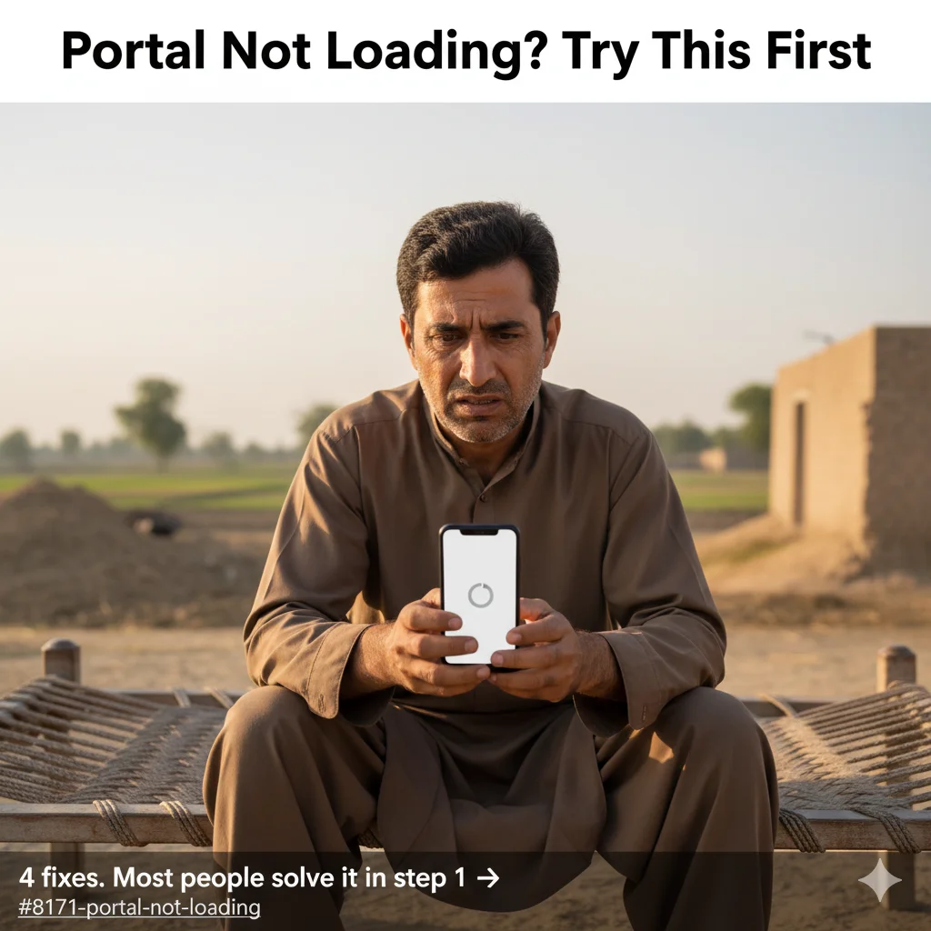 8171 Portal Not Loading